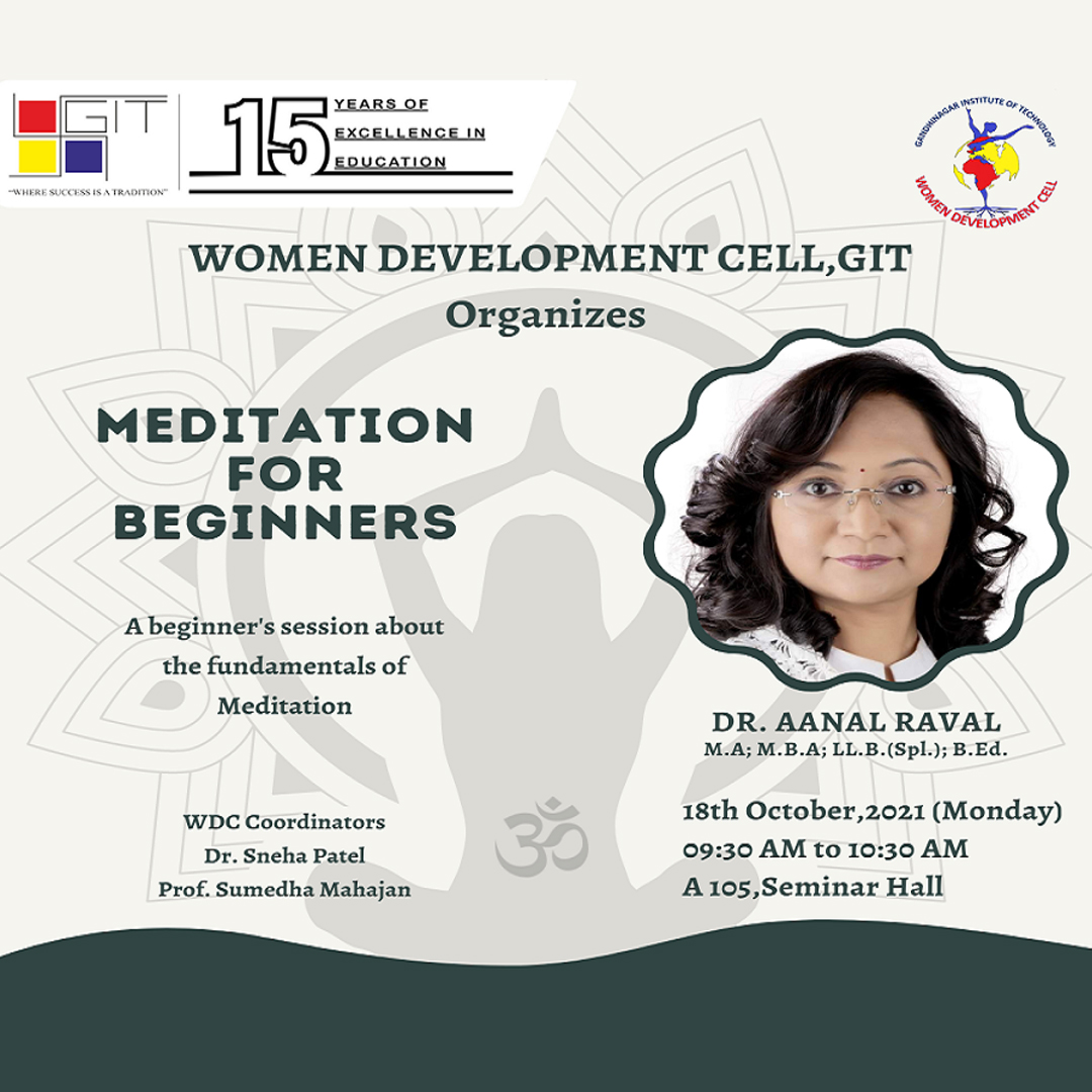 WDC Online Session On “Meditation For Beginners”