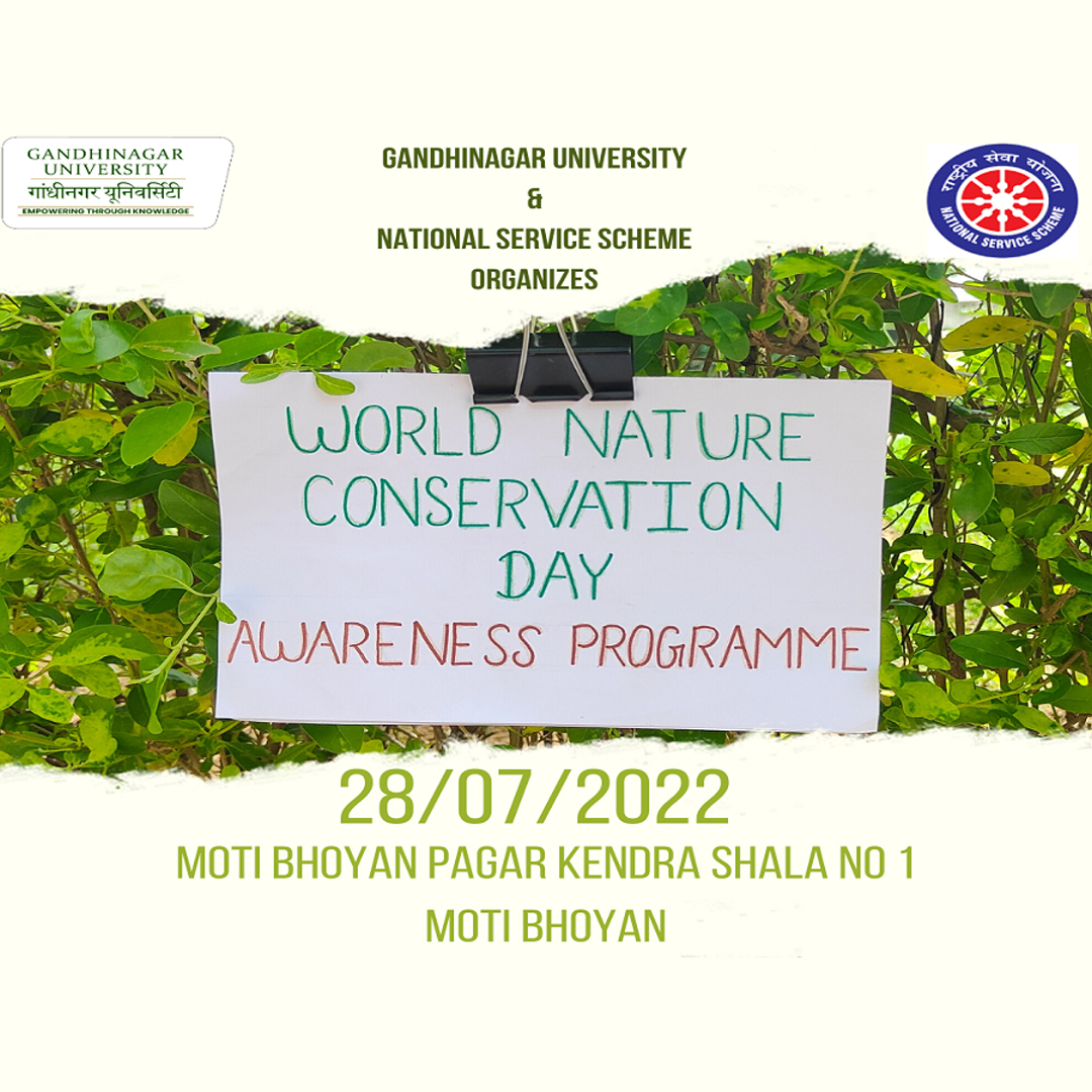 National Service Scheme (NSS) Organizes World Nature Conservation Day- Awareness Programme