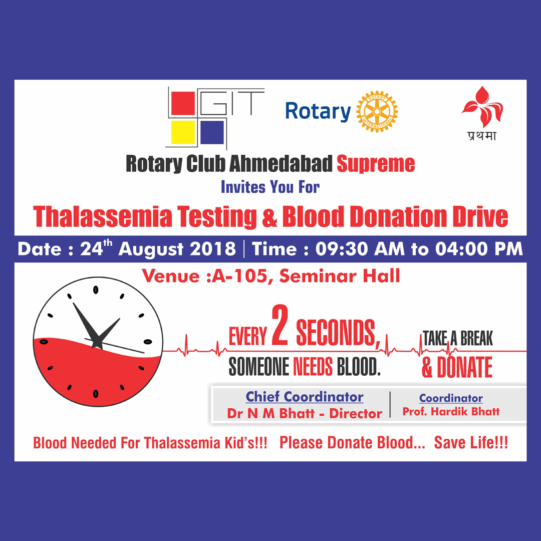 Thalassemia Screening Test For 1st Year Students