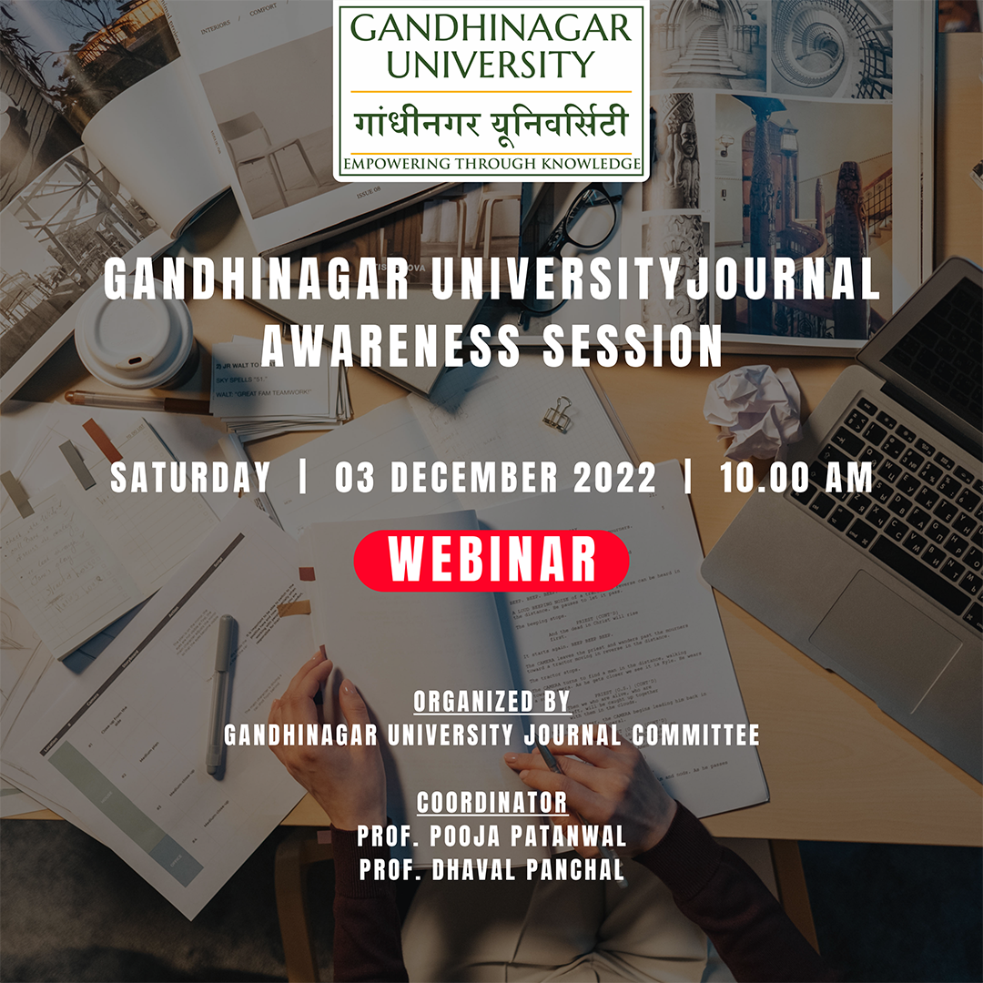 Gandhinagar University Journal- Awareness Session
