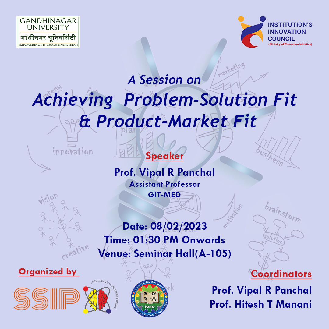 A Session on Achieving Problem-Solution Fit & Product-Market Fit