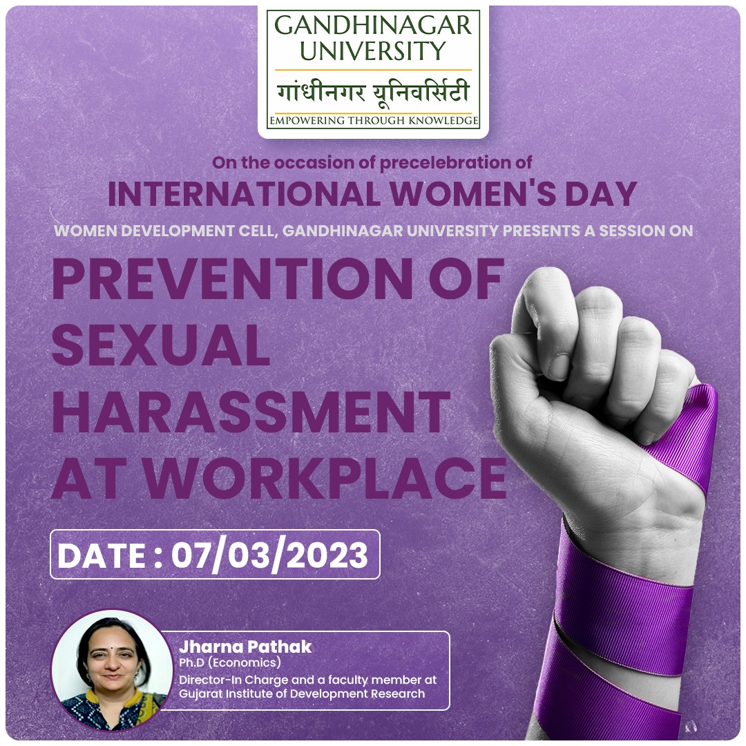 An Expert Session on "Prevention of Sexual Harassment at Workplace"